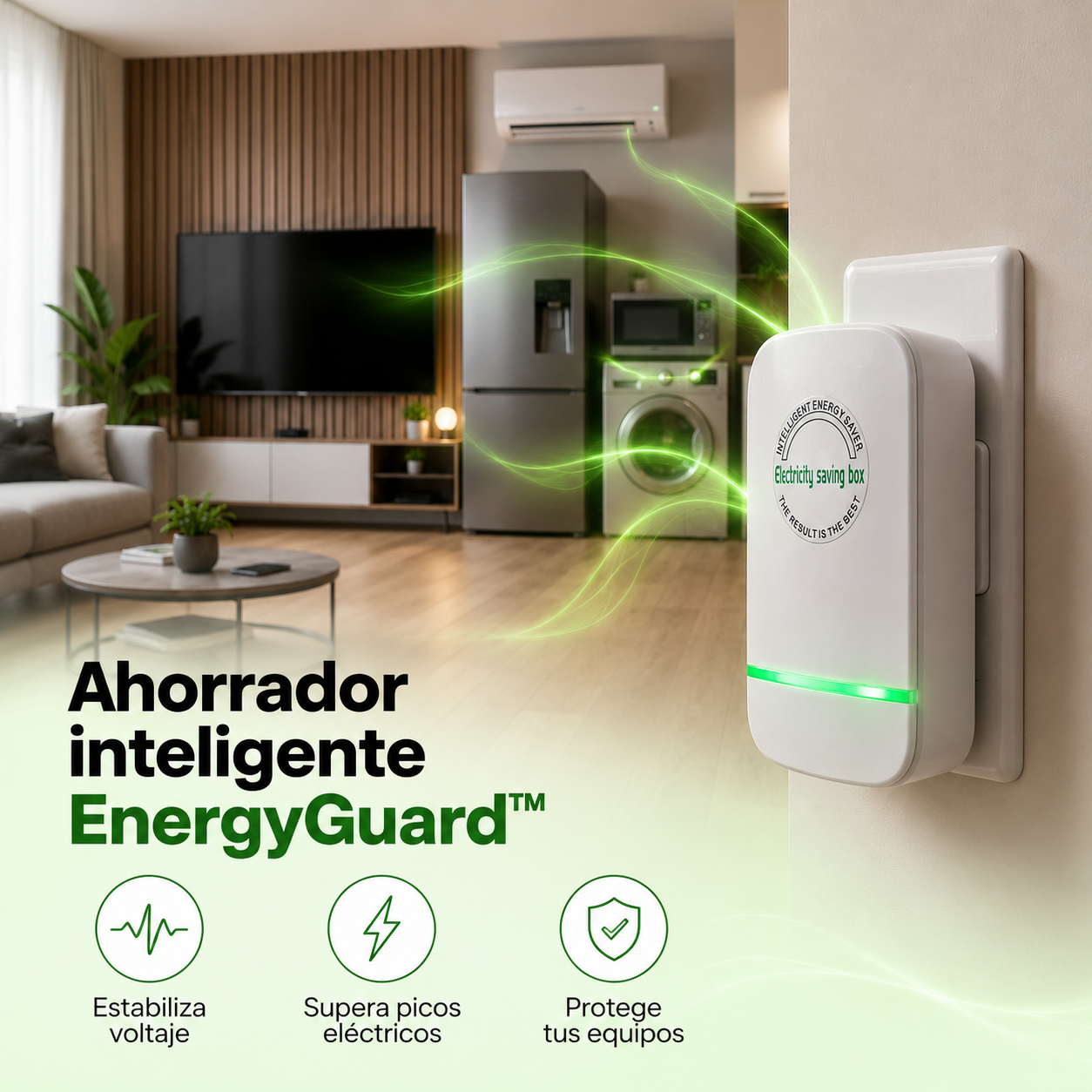 PROMO 2x1 🔥 Ahorrador de Energía Inteligente EnergyGuard