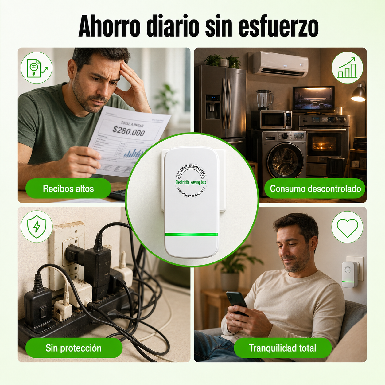 PROMO 2x1 🔥 Ahorrador de Energía Inteligente EnergyGuard